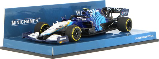 Williams Racing Mercedes FW43B #6 Bahrain GP 2021 - 1:43 - Minichamps van Merkloos