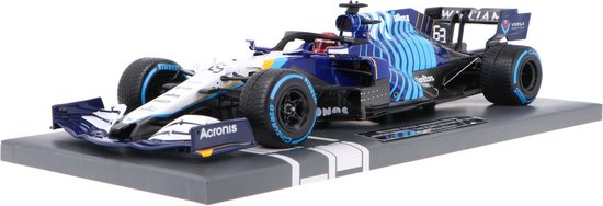 Williams Racing Mercedes FW43B #63 2nd Place Belgian GP 2021 - 1:18 - Minichamps van Williams Racing