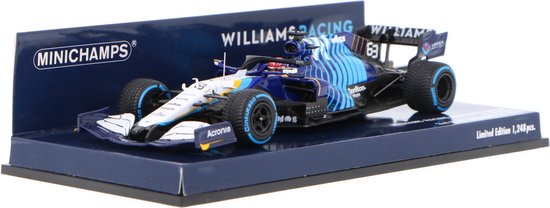 Williams Racing Mercedes FW43B #63 2nd Place Belgian GP 2021 - 1:43 - Minichamps van Williams Racing