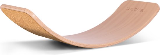 Wobbel® Original Blank gelakt met Kurk van Wobbel