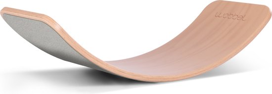 Wobbel® Original Blank gelakt met vilt Baby Muis van Wobbel