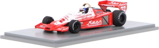Wolf WR3 Ford Cosworth Spark Modelauto 1:43 1978 Keke Rosberg Theodore Racing Hong Kong S9999 van Spark