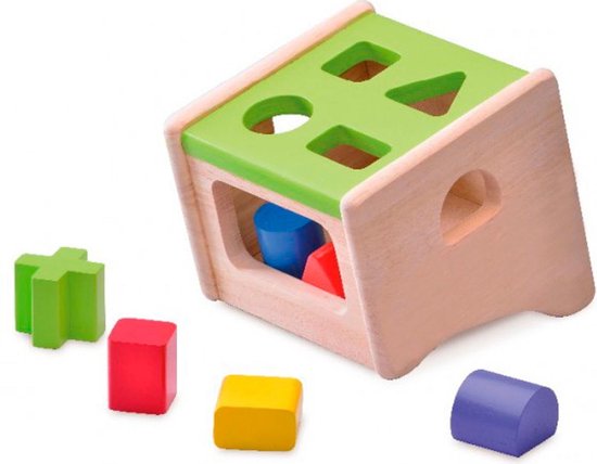 Wonderworld Vormensorteerder 18 Cm 4-delig van Wonderworld