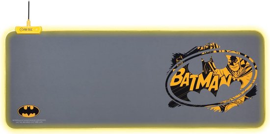 XL Gaming Muismat met RGB LED Verlichting - Groot Bureau Onderlegger voor Muis en Toetsenbord - Plug & Play van Merkloos