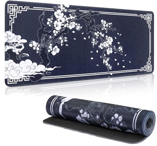 XXL Gaming Muismat 800 x 300 mm - Antislip, Verbeterd Precisie en Snelheid van Merkloos