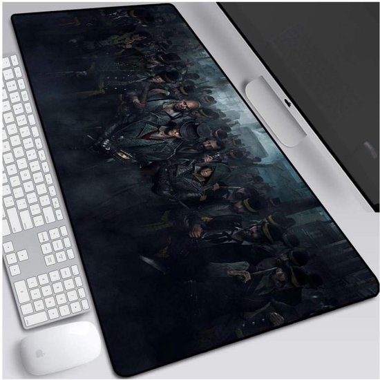 XXL Gaming Muismat 900x400 mm - Verlengd Speed Edition Bureauonderlegger Zwart van Merkloos