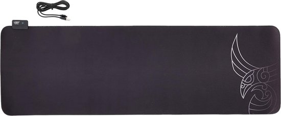 XXL Gaming Muismat met 10 RGB LED Lichtmodi - Snel & Antislip Oppervlak van Merkloos