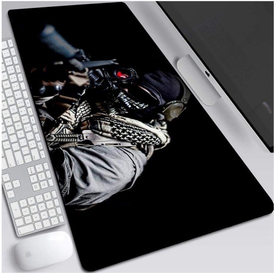 XXL Muismat 800x300mm - Speed Gaming Mousepad met 3mm Dikke Rubberen Base voor Notebook en PC van Merkloos
