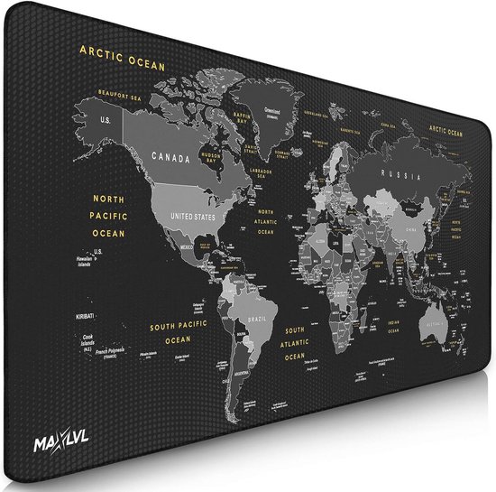 XXL Muismat 900 x 400 mm - Verbeter Snelheid en Precisie met Antislip Rubberen Basis van Merkloos