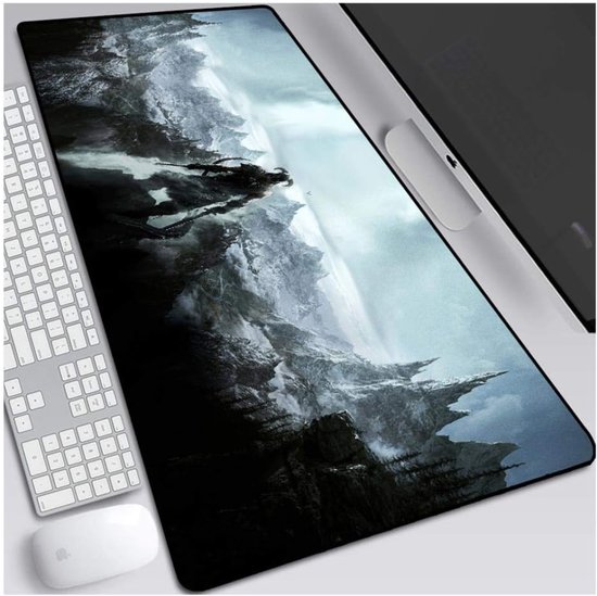 XXL Muismat - Verlengde Desk Pad - Professionele Gaming - 3mm Dikke Basis - 900 x 400 mm - Kosmische Ruimte van Merkloos