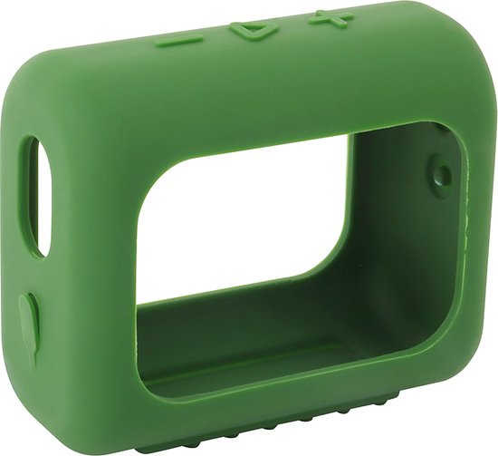 YONO Siliconen Case geschikt voor JBL Go 3 - Hoesje - Beschermhoes - Skin - Donkergroen van YONO