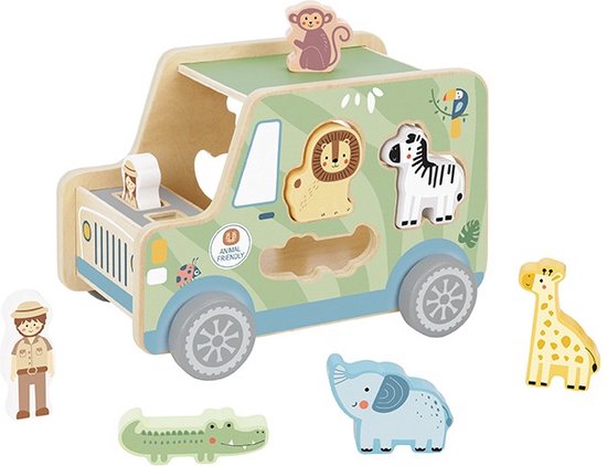 ZaciaToys - Houten Safari Jeep - FSC® van ZaciaToys