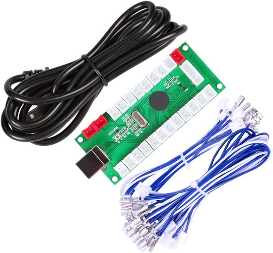 Zero Delay Arcade USB Encoder voor Joystick en Knoppen - Compatibel met Windows en Raspberry Pi