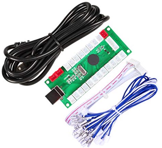 Zero Delay Arcade USB Encoder voor Joystick - Perfect voor DIY Projecten op PC, Raspberry Pi, MAME en Linux van Merkloos