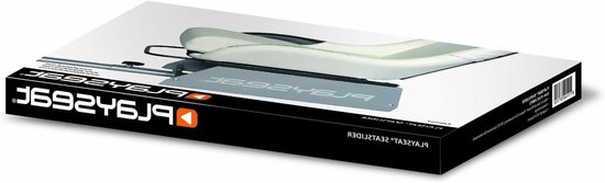 Zitrails Verstelbaar - Stoel Schuifrails - Rijsimulatie Aanpassen - Soepele Verstelling - 34.5 cm Lengte - Zwart Grijs Wit van Merkloos
