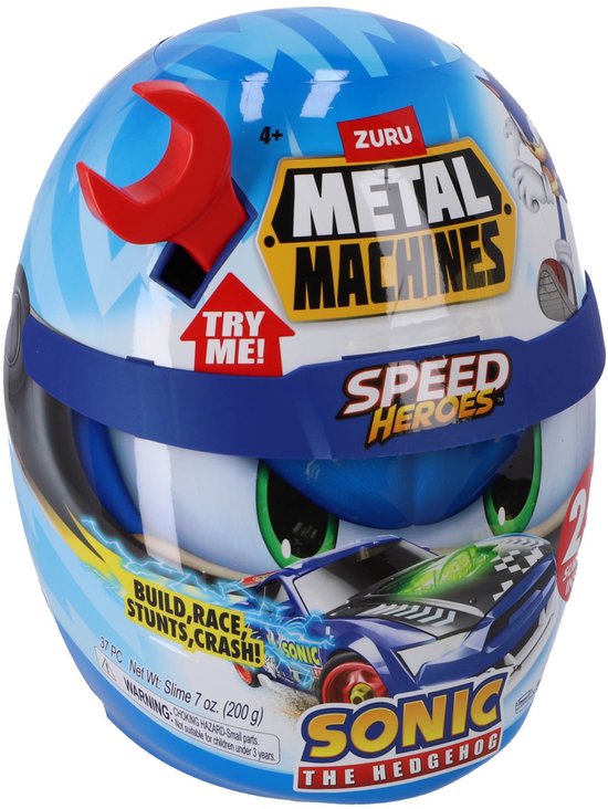 Zuru speelgoed Metal Machines Helm Sonic Speed Heroes multicolor karton. van Merkloos